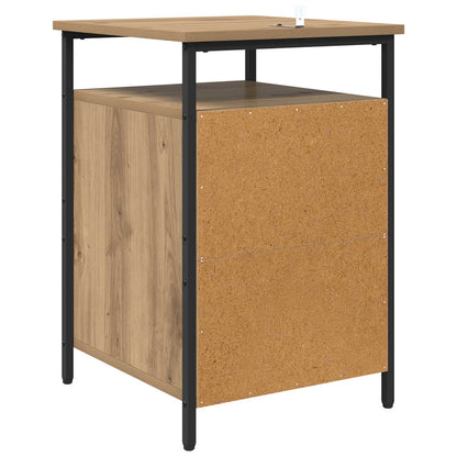 vidaXL Bedside Cabinet Artisan Oak 40 x 42 x 60cm Engineered Wood