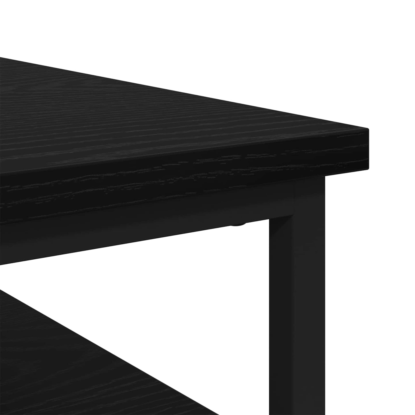 vidaXL Bedside Cabinet Black Oak 40 x 42 x 60cm Engineered Wood