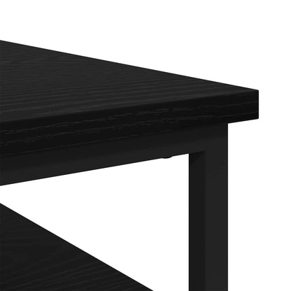 vidaXL Bedside Cabinet Black Oak 40 x 42 x 60cm Engineered Wood