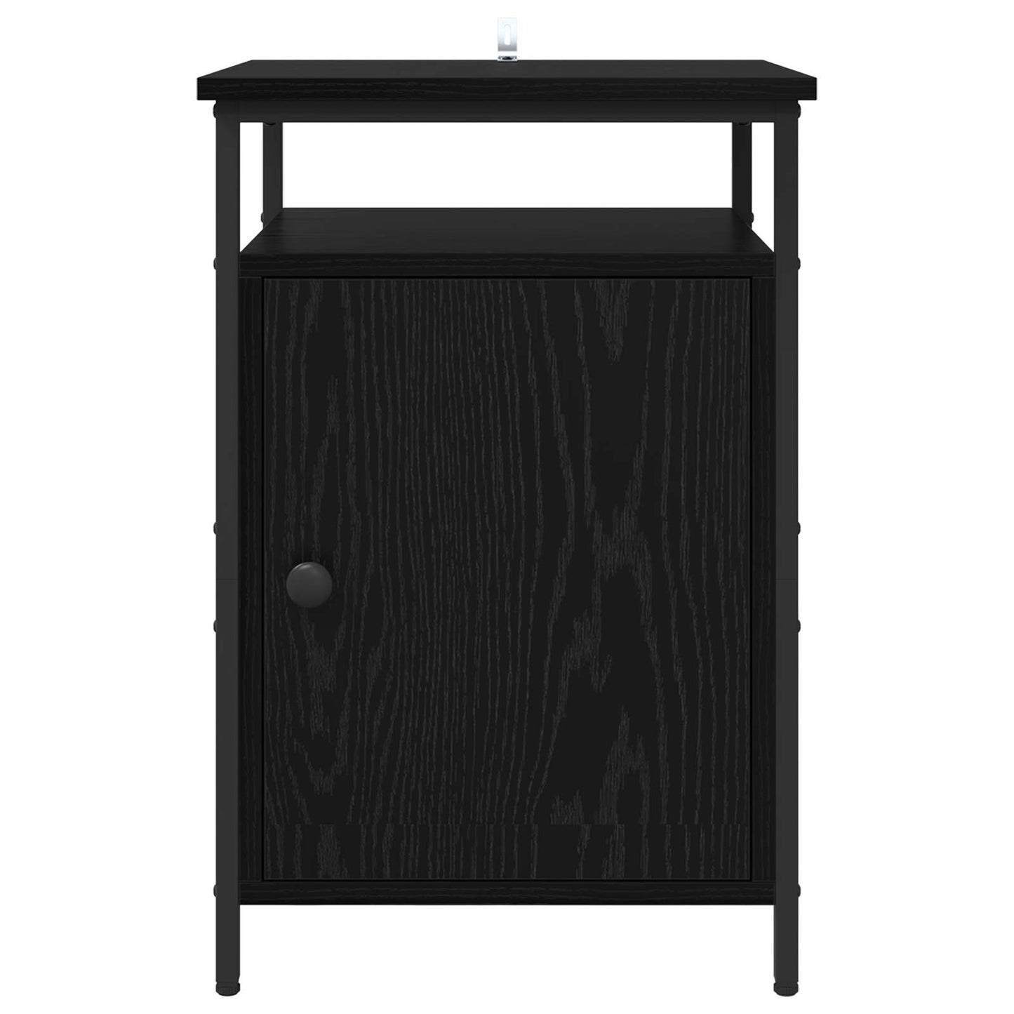 vidaXL Bedside Cabinet Black Oak 40 x 42 x 60cm Engineered Wood