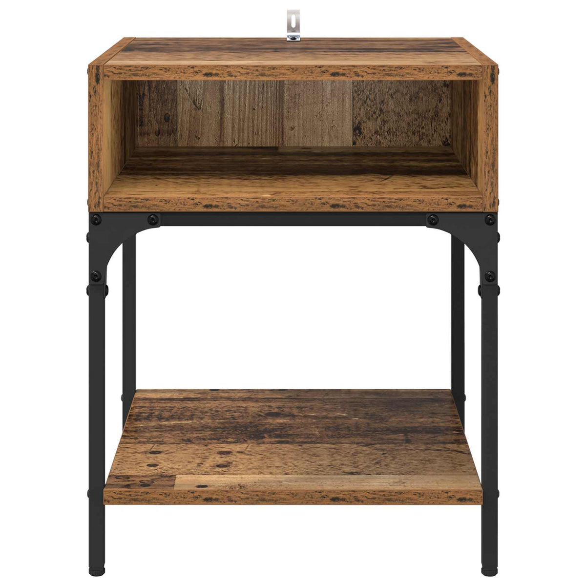 vidaXL Bedside Table Old Wood 40 x 40 x 50 cm Engineered Wood