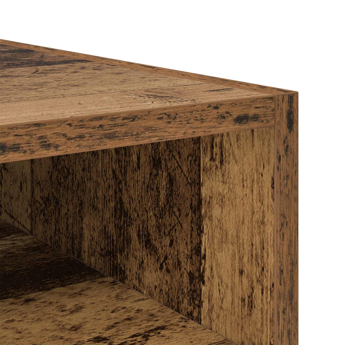 vidaXL Bedside Table 2 pcs Old Wood 40 x 40 x 50 cm Engineered Wood