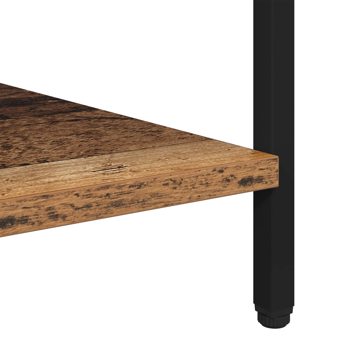 vidaXL Bedside Table 2 pcs Old Wood 40 x 40 x 50 cm Engineered Wood