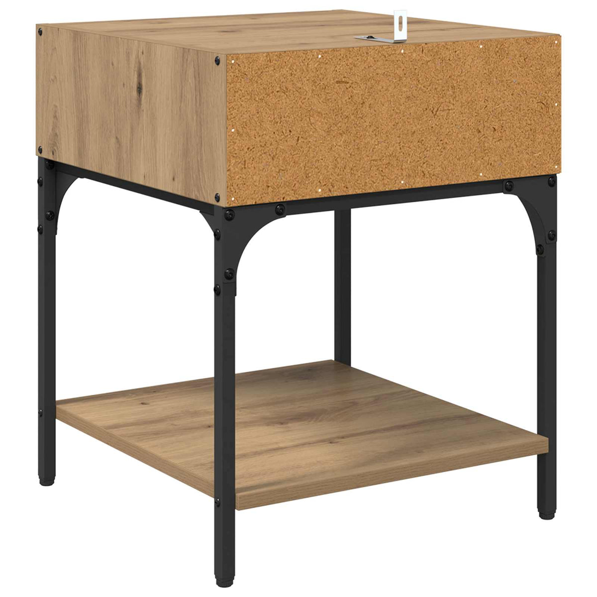 vidaXL Bedside Table 2 pcs Artisan Oak 40 x 40 x 50 cm Engineered Wood
