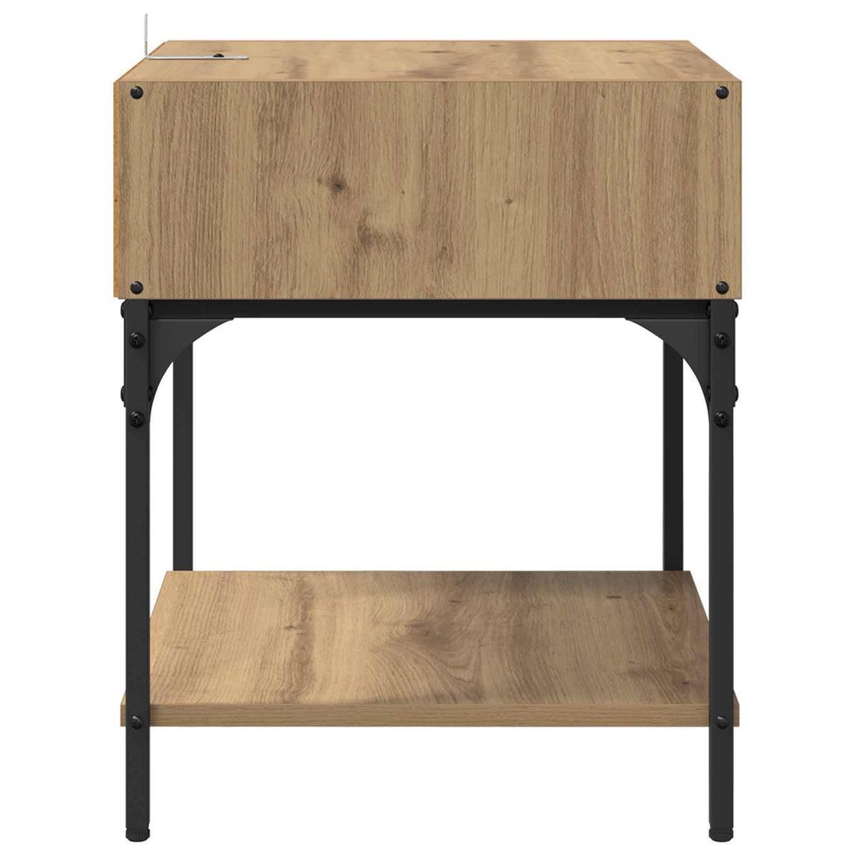 vidaXL Bedside Table 2 pcs Artisan Oak 40 x 40 x 50 cm Engineered Wood