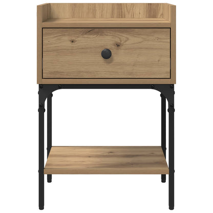 vidaXL Bedside Table Artisan Oak 40 x 29 x 60 cm Engineered Wood