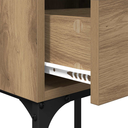 vidaXL Bedside Table 2 pcs Artisan Oak 40 x 29 x 60 cm Engineered Wood