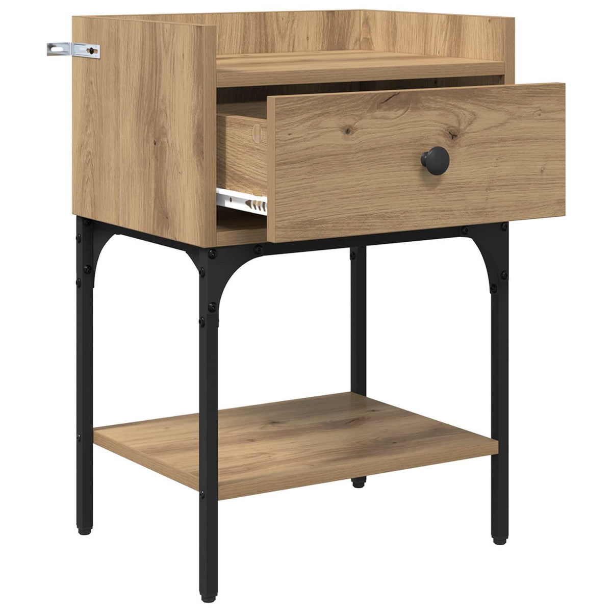 vidaXL Bedside Table 2 pcs Artisan Oak 40 x 29 x 60 cm Engineered Wood