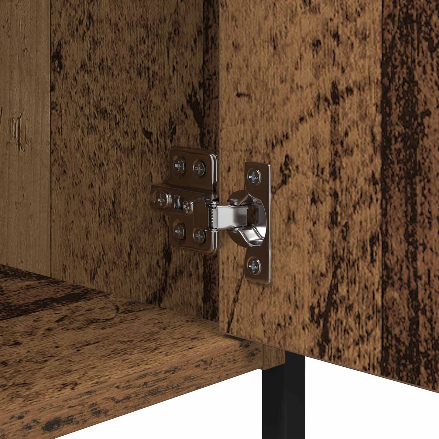 vidaXL Bedside Cabinet Old Wood 40 x 42 x 60 cm Engineered Wood