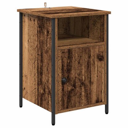 vidaXL Bedside Cabinet 2 pcs Old Wood 40 x 42 x 60 cm Engineered Wood