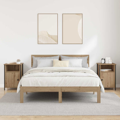 vidaXL Bedside Cabinet 2 pcs Artisan Oak 40 x 42 x 60 cm