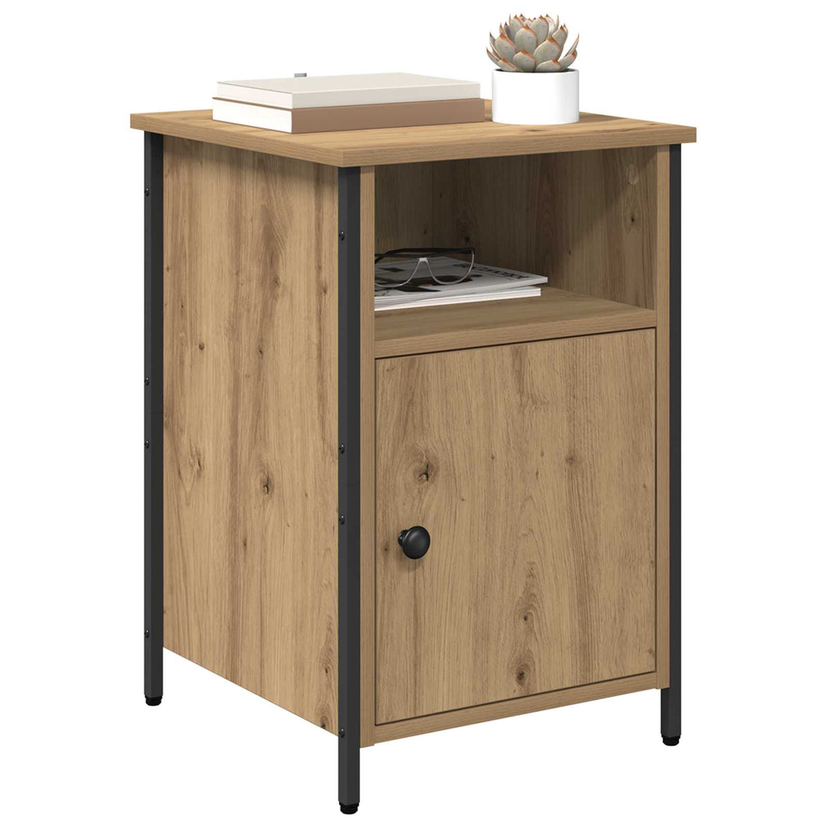 vidaXL Bedside Cabinet 2 pcs Artisan Oak 40 x 42 x 60 cm