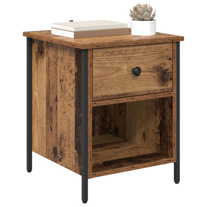 vidaXL Bedside Cabinet 2 pcs Old Wood 40 x 42 x 50 cm Engineered Wood