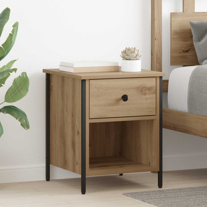 vidaXL Bedside Cabinet Artisan Oak 40 x 42 x 50 cm Engineered Wood