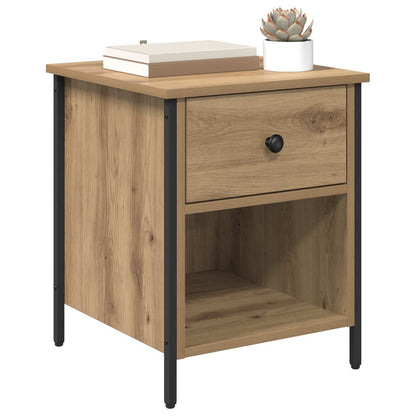 vidaXL Bedside Cabinet 2 pcs Artisan Oak 40 x 42 x 50 cm