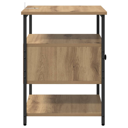 vidaXL Bedside Cabinet Artisan Oak 40 x 42 x 56 cm Engineered Wood