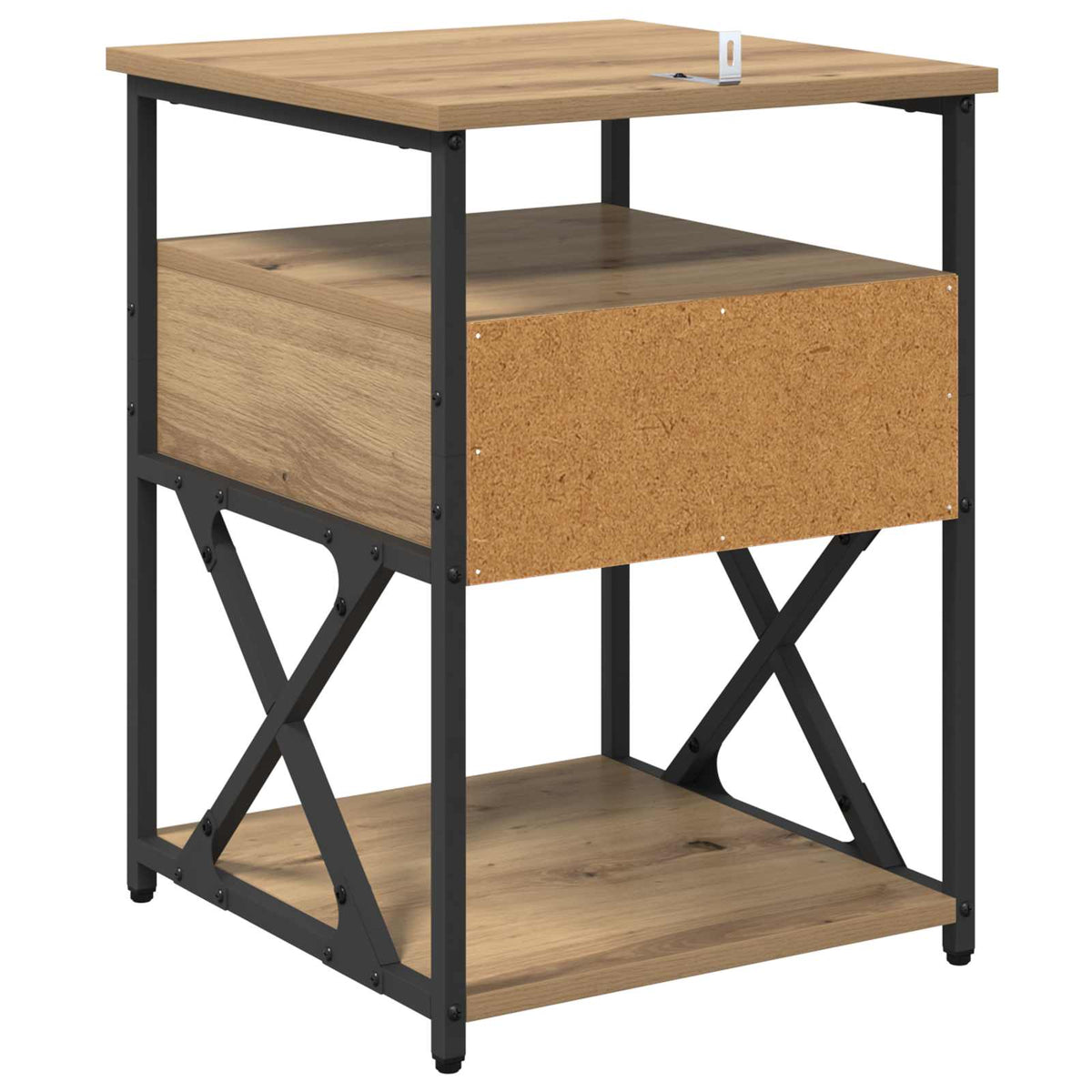 vidaXL Bedside Cabinet Artisan Oak 40 x 42 x 55 cm Engineered Wood