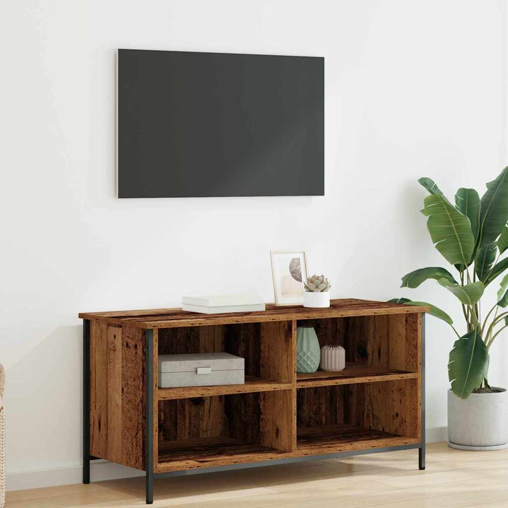 vidaXL TV Cabinet 100 x 40 x 50 cm Old Wood Engineered Wood