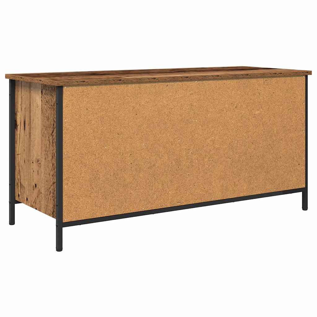vidaXL TV Cabinet Old Wood 100 x 40 x 50 cm Engineered Wood