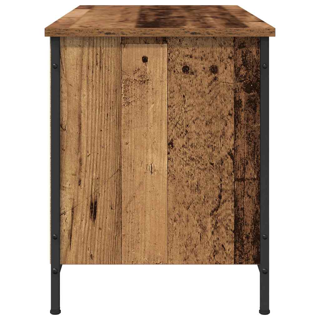 vidaXL TV Cabinet Old Wood 100 x 40 x 50 cm Engineered Wood