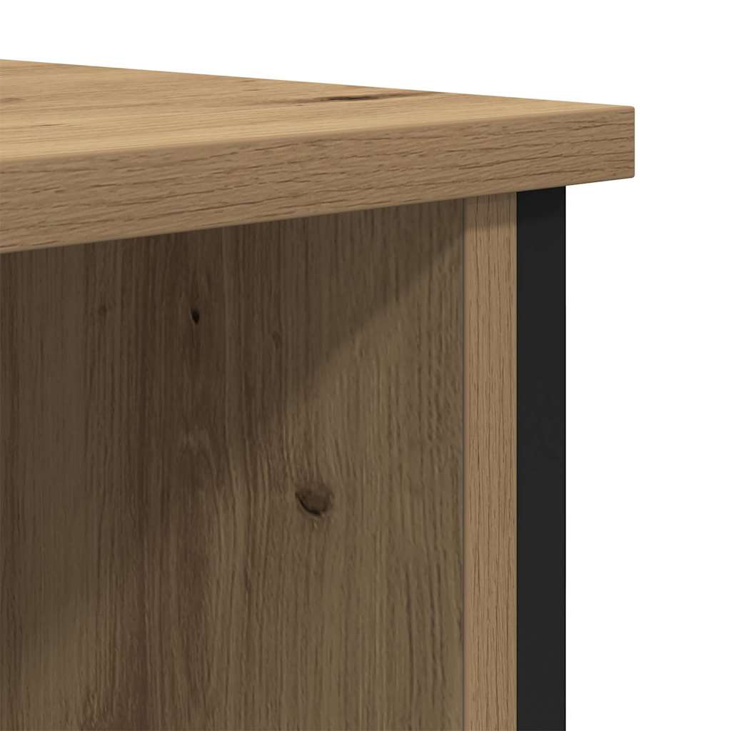 vidaXL TV Cabinet Artisan Oak 100 x 40 x 50 cm Engineered Wood