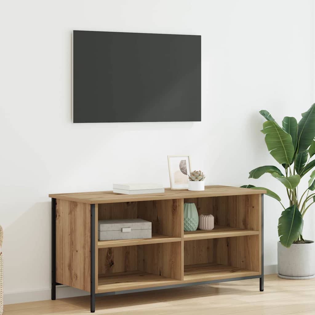 vidaXL TV Cabinet Artisan Oak 100 x 40 x 50 cm Engineered Wood