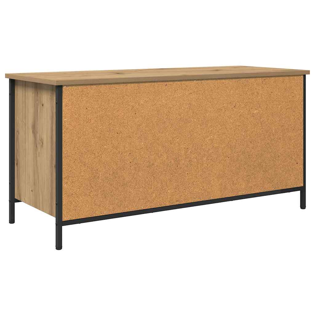 vidaXL TV Cabinet Artisan Oak 100 x 40 x 50 cm Engineered Wood