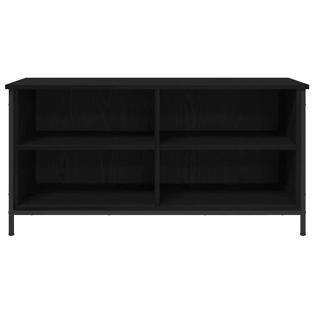 vidaXL TV Cabinet Black Oak 100 x 40 x 50 cm Engineered Wood