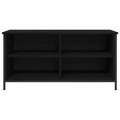 vidaXL TV Cabinet Black Oak 100 x 40 x 50 cm Engineered Wood