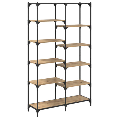 vidaXL Bookshelf 9-Tier 100 x 32 x 170 cm Engineered Wood Artisan oak