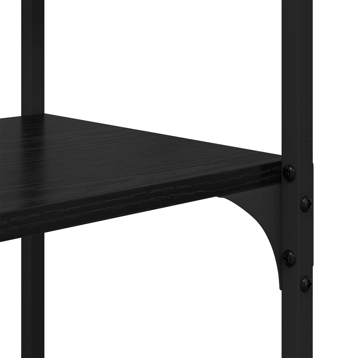 vidaXL Bookshelf 9-Tier 100 x 32 x 170 cm Engineered Wood Black oak