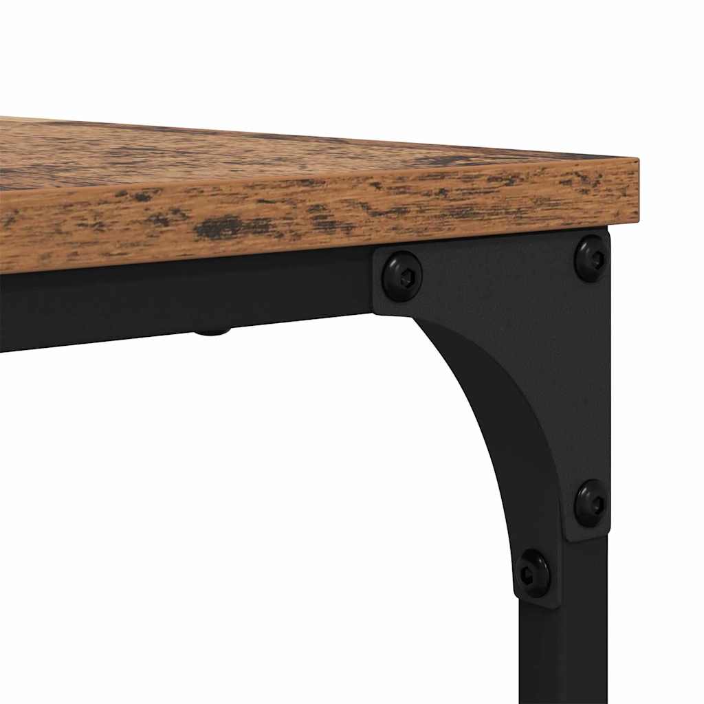 vidaXL Coffee Table 2 pcs Old Wood Engineered Wood