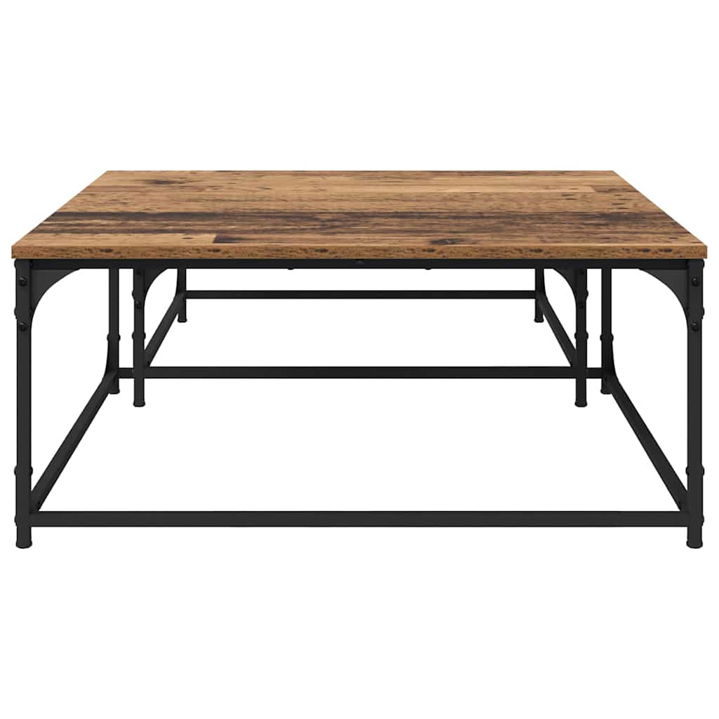 vidaXL Coffee Table 2 pcs Old Wood Engineered Wood