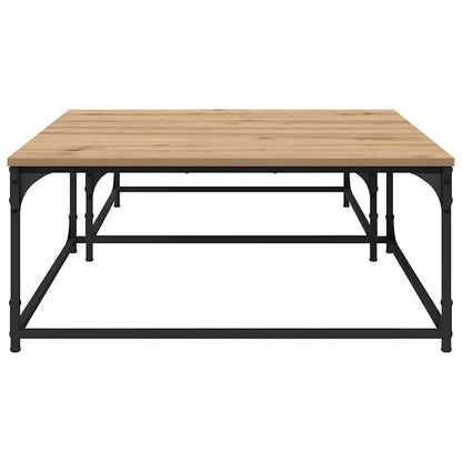 vidaXL Coffee Table 2 pcs Artisan Oak 80 x 80 x 35 cm Engineered Wood