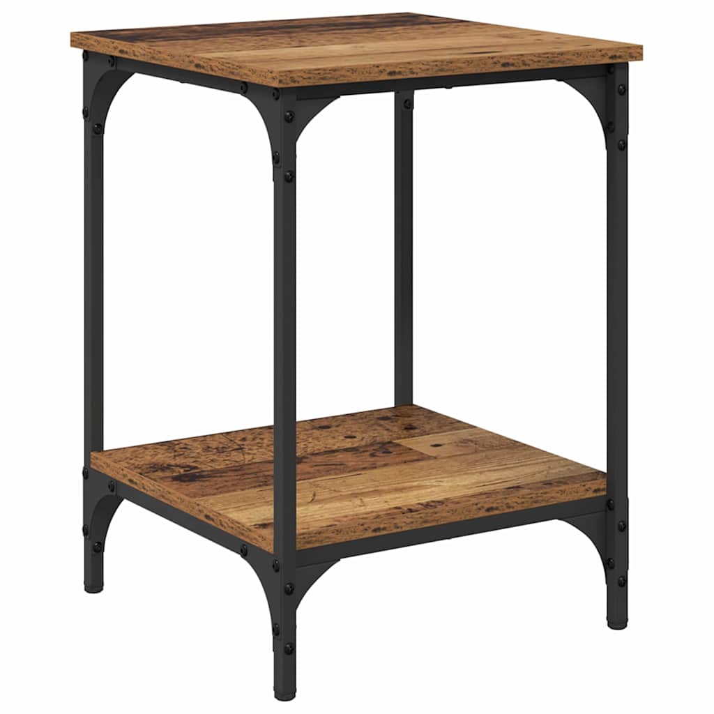 vidaXL Coffee Table Old Wood 40 x 40 x 55 cm Engineered Wood