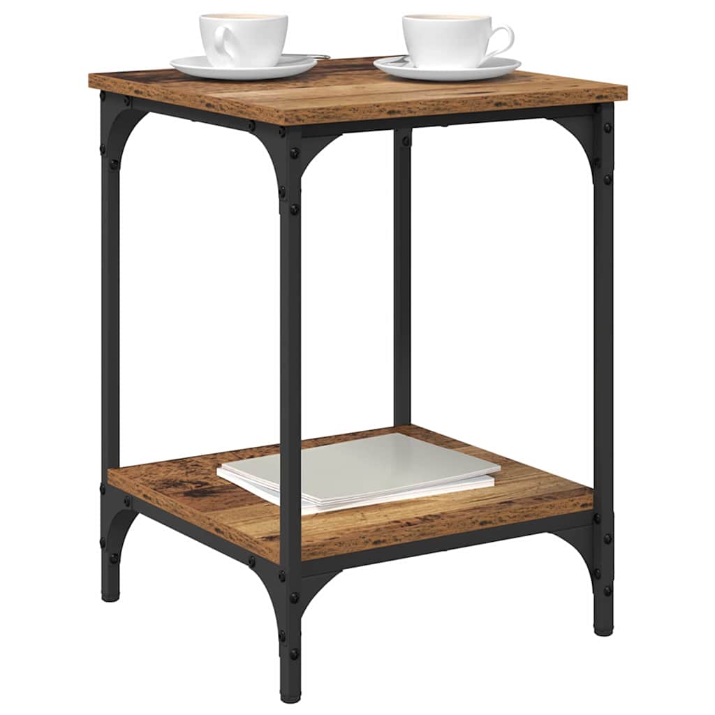 vidaXL Coffee Table Old Wood 40 x 40 x 55 cm Engineered Wood