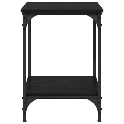 vidaXL Coffee Table Black Oak 40 x 40 x 55 cm Engineered Wood
