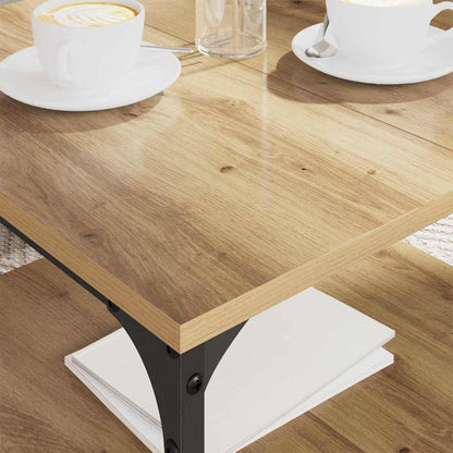 vidaXL Coffee Table Artisan Oak 55 x 55 x 40 cm Engineered Wood
