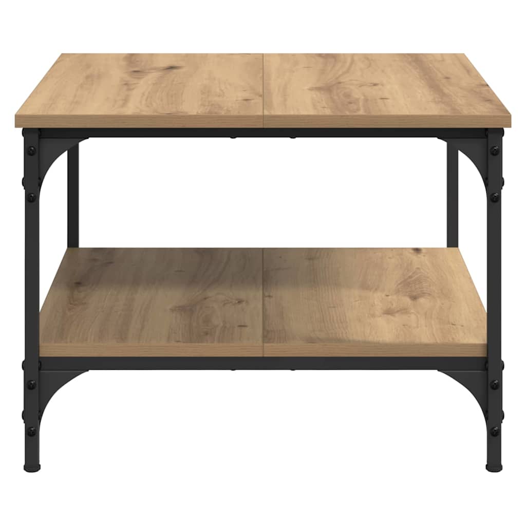 vidaXL Coffee Table Artisan Oak 55 x 55 x 40 cm Engineered Wood