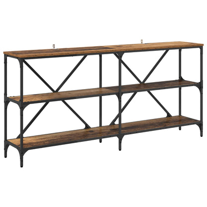 vidaXL Console Table Old Wood 160 x 30 x 75 cm Engineered Wood