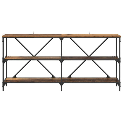 vidaXL Console Table Old Wood 160 x 30 x 75 cm Engineered Wood