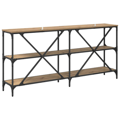 vidaXL Console Table Artisan Oak 160 x 30 x 75 cm Engineered Wood