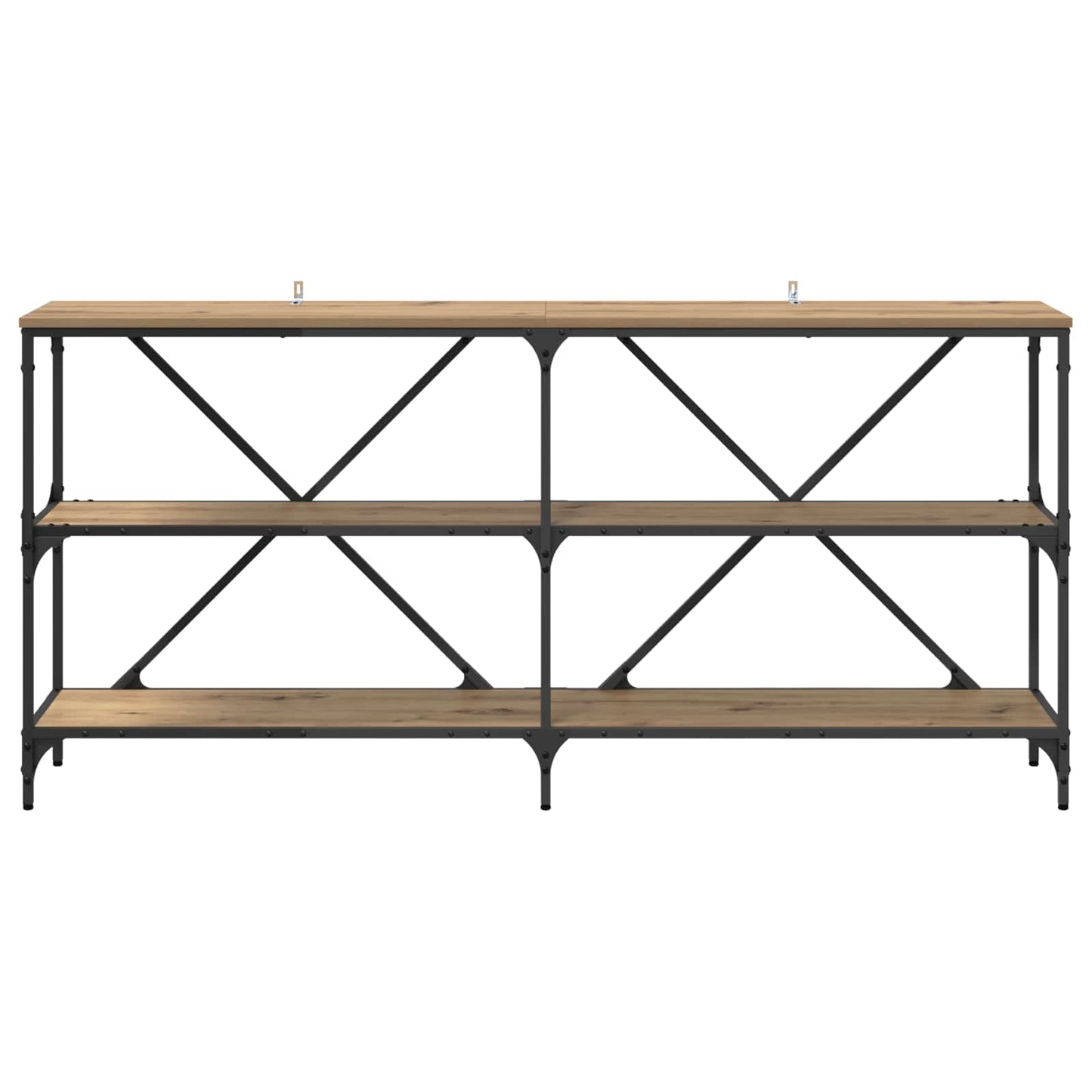 vidaXL Console Table Artisan Oak 160 x 30 x 75 cm Engineered Wood