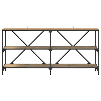 vidaXL Console Table Artisan Oak 160 x 30 x 75 cm Engineered Wood