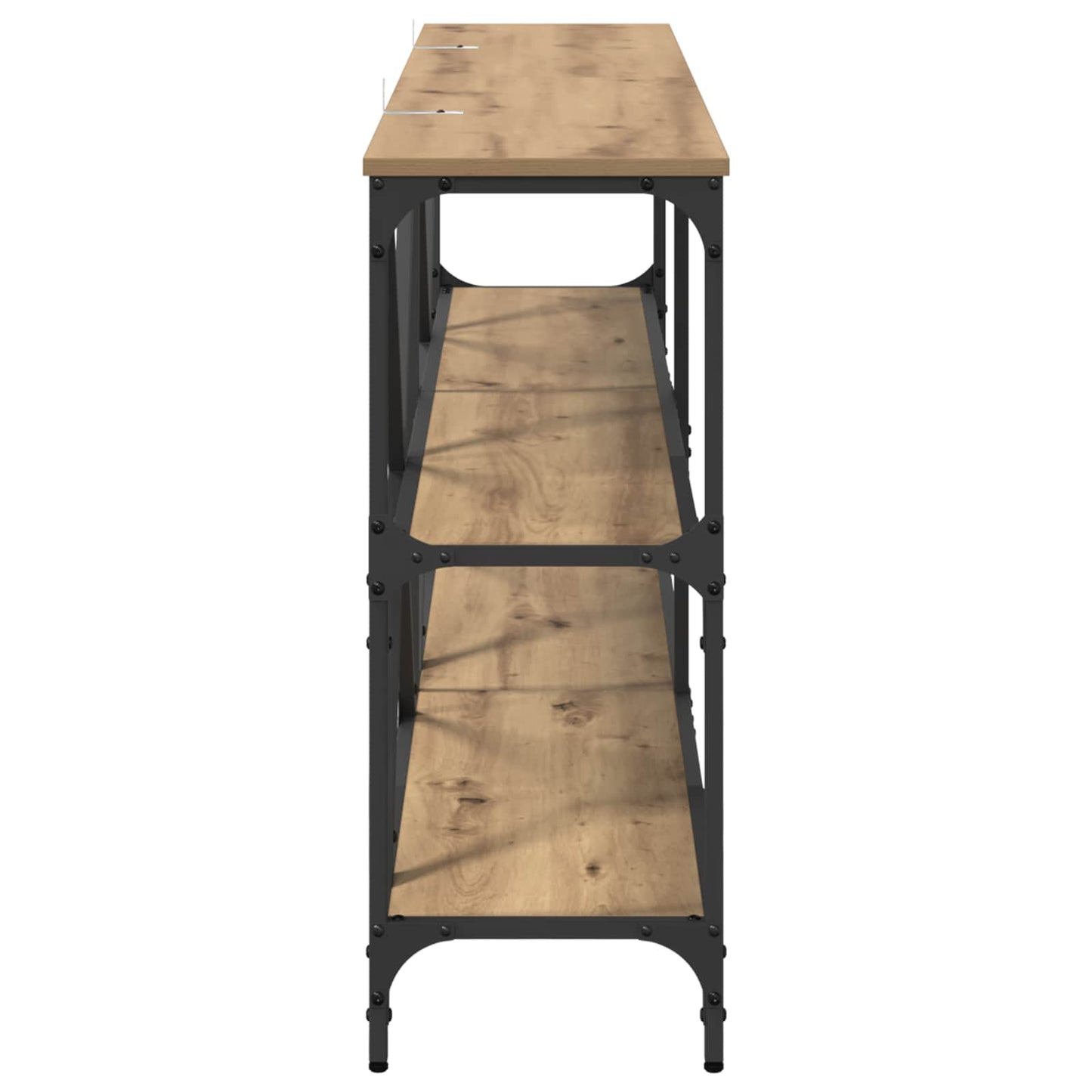 vidaXL Console Table Artisan Oak 160 x 30 x 75 cm Engineered Wood
