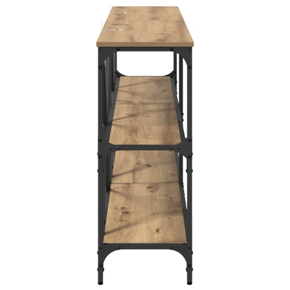 vidaXL Console Table Artisan Oak 160 x 30 x 75 cm Engineered Wood