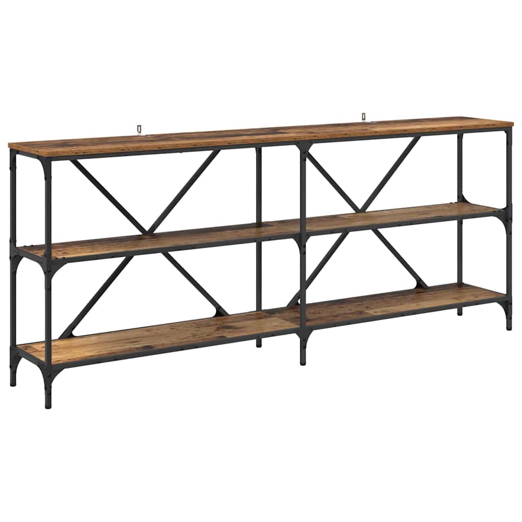 vidaXL Console Table Old Wood 180 x 30 x 75 cm Engineered Wood