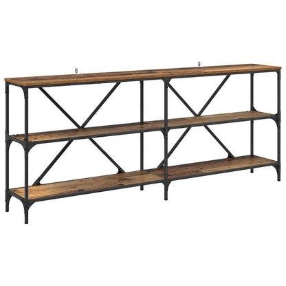 vidaXL Console Table Old Wood 180 x 30 x 75 cm Engineered Wood