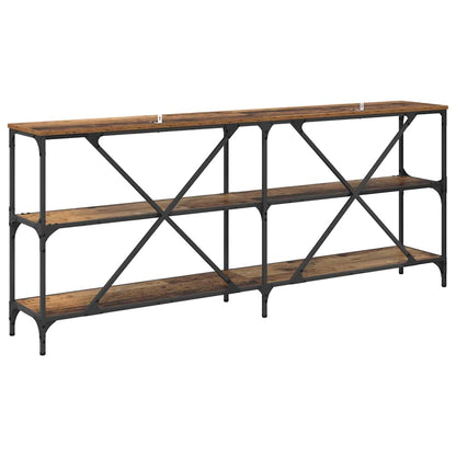 vidaXL Console Table Old Wood 180 x 30 x 75 cm Engineered Wood