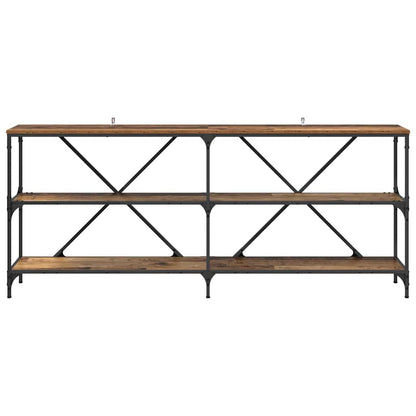 vidaXL Console Table Old Wood 180 x 30 x 75 cm Engineered Wood